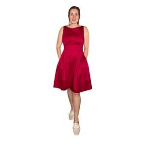 KATE SPADE Vibrant Pink Sonja Dress Women's Size 8 NWT Career Pockets Bold Color